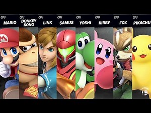 Super Smash Bros. Ultimate - Battle of the 8 Legendary Fighters scine 1999/N64