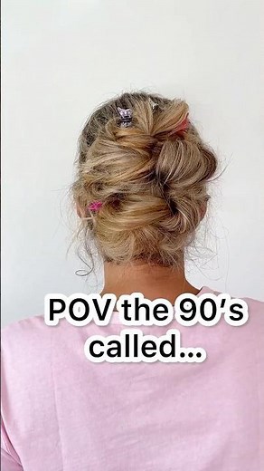 POV the 90’s called… they want their hair back 😆🫣