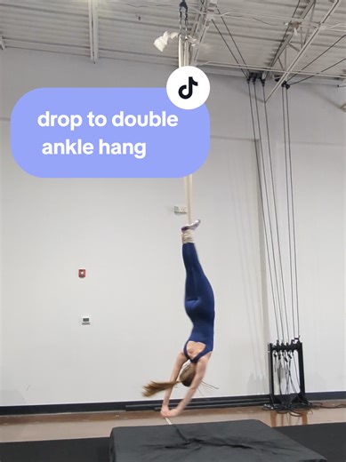 Mastering the Aerial Drop to Double Ankle Hang