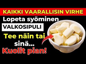 Syötkö valkosipulia väärin? 10 virhettä, jotka seniorien täytyy välttää!
