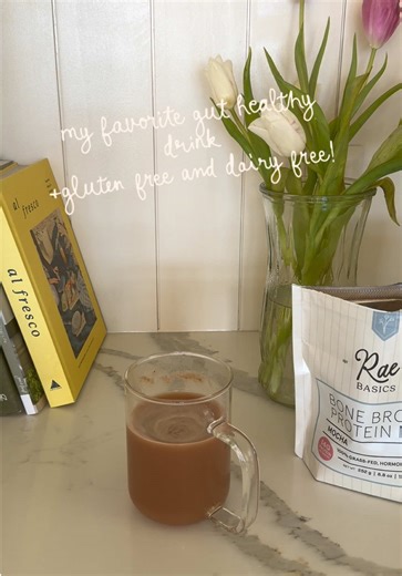 Our Mocha flavored bone broth is a favorite and for good reason! I love making it with hot water or milk! ☕️🦋✨ #bonebroth #guthealthy #glutenfree #dairyfree