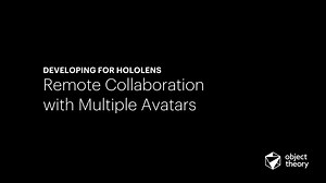 Developing for HoloLens: Remote Collaboration with Multiple Avatars