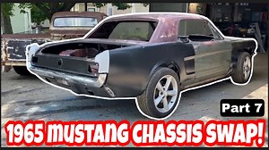 Casey’s Customs 1965 Mustang Chassis Swap: New Sheet Metal Going On, Reinforcements, And More! - BangShift.com
