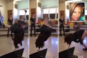 Choir teacher avoids jail after exposing herself by cartwheeling KNICKERLESS