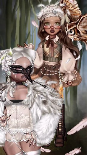 Everskies on Instagram: "Get inspired by birds! 🦅 Our latest outfit competition is live now and challenges you to get crafty with feathers, talons and background items ✨ #everskies #everskiescollage"