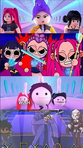 FNF How's it Done but Sprunki, Roblox mix Otamatone Voice - Kpop Demon Hunters #fnf #howitsdone