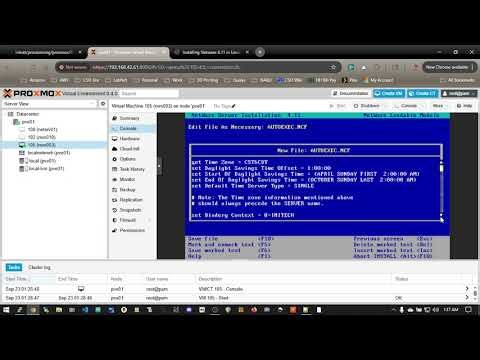 Netware 4.11 Proxmox Installation (Custom Install)