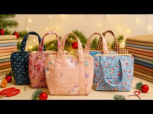 How to Make a Cute Zipper Makeup Pouch | Easy Sewing Tutorial for Beginners