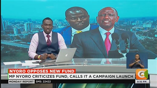 37K views · 1K reactions | Nyoro Opposes New Fund: MP Nyoro criticizes fund, calls it a campaign launch Nyoro demands audit of Ksh 4T borrowed for BETA Nyoro: The economy and its fabric are wanting Nyoro says govt must fund basic critical services #CitizenMondayReport | Citizen TV Kenya | Facebook