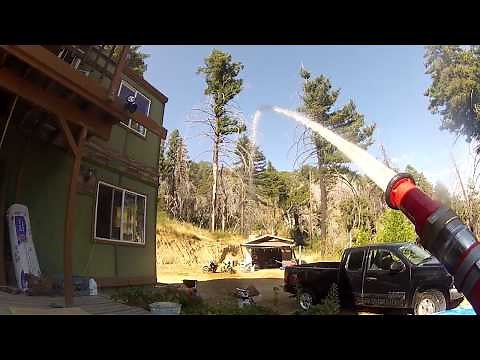Harbor Freight Water Pump Set Up - Off Grid Fire Hose Part 2