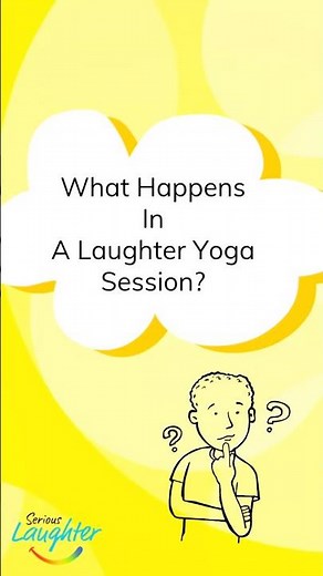 What happens in a Laughter Yoga session creates joy helps depression mentalhealth stress relief