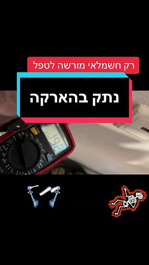 איתור וטיפול בתקלה בהארקה עם רב מודד