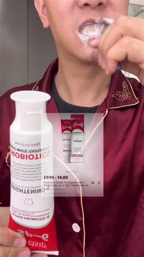 Bright Smile with Probiotic Toothpaste #toothpaste #teethwhitening