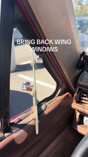 Petition to bring back wing windows on vehicles