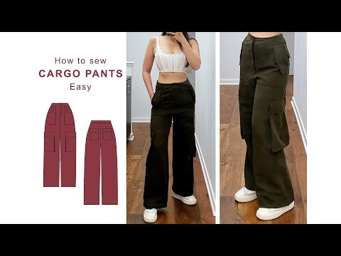 How to sew Cargo Pants EASY
