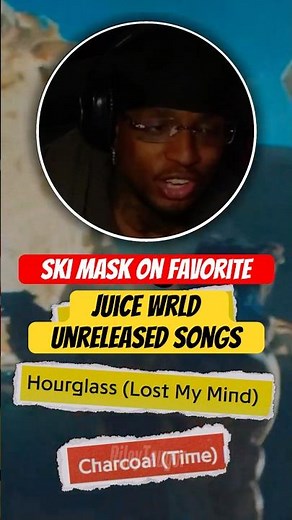 Ski Mask on Juice WRLDs Unreleased Music #juicewrld #lljw #999 #skimasktheslumpgod #unreleased