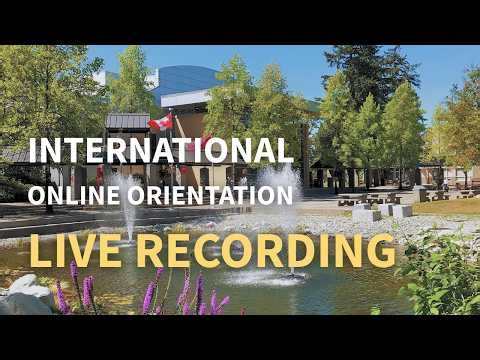 International Online Orientation, Live Recording | Summer 2026 Intake