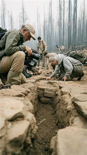Forest Fire Clears Area, Revealing Stone Traps for Big Game