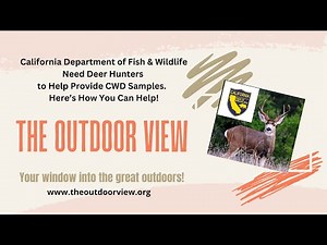 CA Deer Hunters - CDFW Wants Your Help in Gathering CWD Samples
