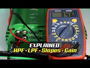 How to set Filters and Gains on a Car Audio Amp to avoid clipping