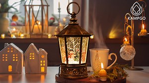 Watch christmas lantern snow globe on Amazon Live