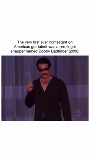 Worlds Wildest Moments on Instagram: "The very first contestant on America’s Got Talent in 2006 was Bobby Badfinger, a professional finger snapper. He opened the show’s debut season with his unique talent, making AGT history as the first act ever to hit the stage."