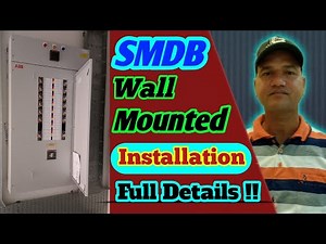 How To Install SMDB In Wall mounted |smdb installation