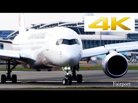 [4k] [飛行機 動画] 福岡空港 Fukuoka airport