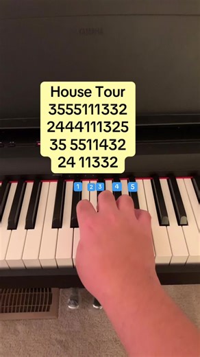 House Tour (numbers and letters) // instagram: jessnotes123 #piano #pianotutorial #pianomusic #pianolesson #sabrinacarpenter