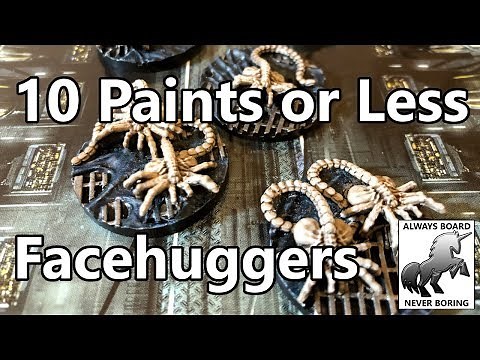 How to Paint Facehuggers - Easy Painting Guide (10 Paints or Less Ep #1)