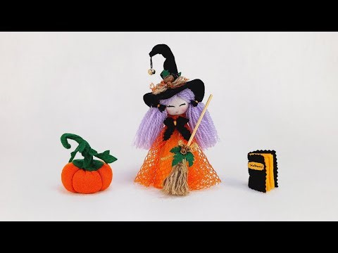 How to Make a Halloween Witch Doll 🧙‍♀️🎃💖 | Easy and Quick Tutorial!