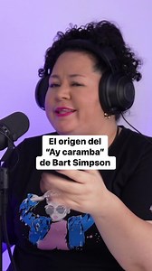 ¿De dónde surge el “ay caramba” de Bart Simpson? #doblaje #bartsimpson #podcast | Nacha Rock