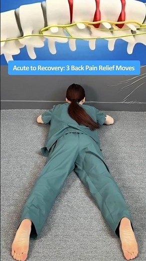 3 Home Exercises to Relieve Lower Back Pain from Acute Stage to Full Recovery