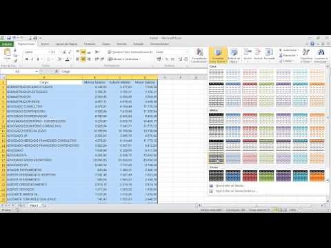 Dicas - Criação de Layout Rápidos no Excel