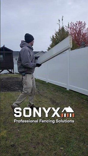 Building a White Vinyl Pool Fence | Time-Lapse Installation by Sonyx Solutions