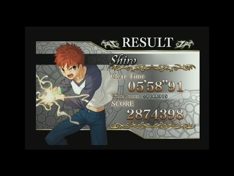 Fate Unlimited codes Historia de Shiro completa Gameplay