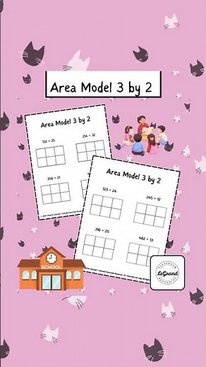 Area Model 3x2 | Easy Multiplication Strategy for Elementary Students