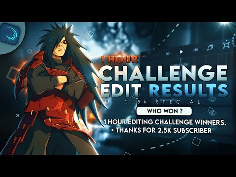 Top 10 Best 1-Hour Editing Challenge Rankings! - Let's See Who Won ?