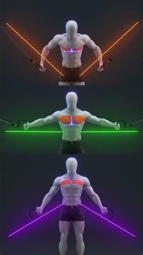 Grow Your Chest with This Simple Cable Exercise#chestworkout #cablefly #chestday#foryou #viral