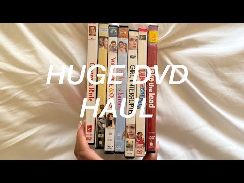 VLOG ★ thrifting run + huge dvd haul