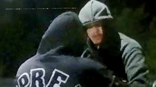 Mailbox thieves rip security camera from post office wall, but not before they're caught on video