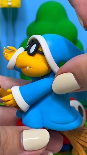 How to make Kamek from Super Mario with Clay