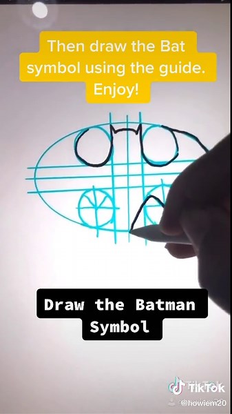 Learn How to Draw the Batman Symbol