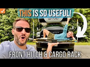 This Is So Useful! // Front Hitch Cargo Rack Setup and How We Use It