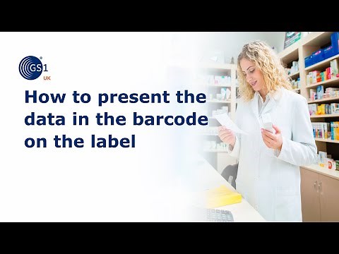 12. How to present the data in the barcode on the label