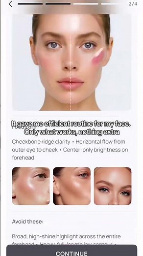 Face shape scanner - no bc this is actually insane ✨#makeuhacks #makeuptipsandtricks #makeupartist