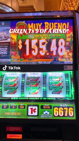 LOVE THE GREEN 7s!!! 9 of a kind!! #winner #spin #slotmachine #foryoupageofficiall #viralvideos #trendingsong #trending #trends #trendingnow #thundervalleycasinoresorts💙🦋💙🦋💙🦋 #viralvideo @JackpotMama @Jackpot Warrior @luckyspinsslot @Marissa Rose 🌹 @RoloRollsTheSlots @thomasjohnson5112 @Slot.Betty @Laura Daniela Vallej @LuckyD0llx @Ninjadoscasino @🍀 Lucky Duck Entertainment 🍀