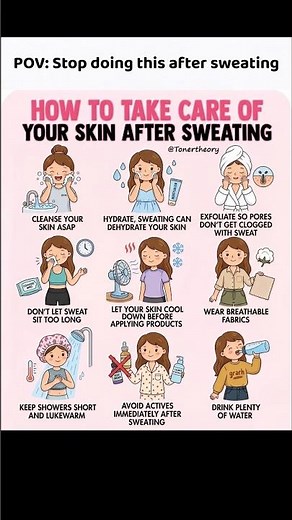 Stop Doing This After Sweating (Skin Care Tips)