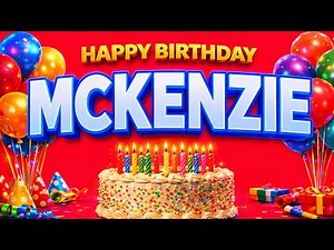 Happy Birthday McKenzie 🎉 | Birthday Song for McKenzie | Rock Version