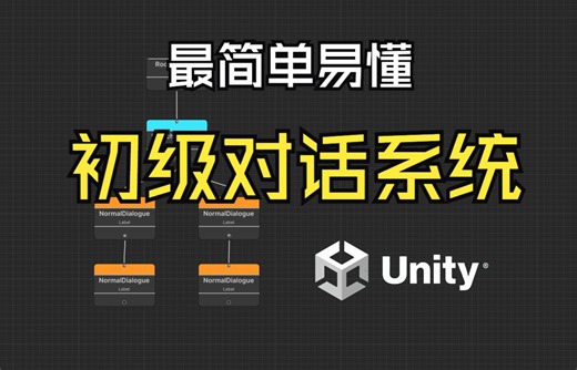 一学就会的对话系统【Unity官方UI编辑工具】独立游戏对话节点编辑器！
